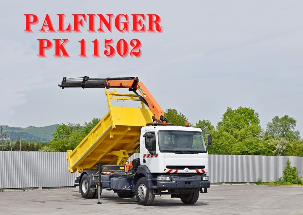 Renault KERAX 320* PK 11502 * TOPZUSTAND - Crane truck, Tipper: picture 1 Renault KERAX 320* PK 11502 * TOPZUSTAND - Crane truck, Tipper: picture 1