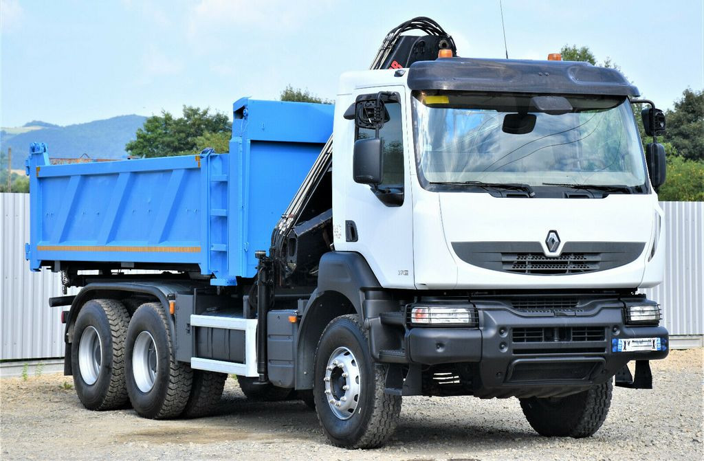 Renault KERAX 370 DXI* HIAB 122B-3 HIDUO/FUNK * 6x4 - Tipper, Crane truck: picture 4 Renault KERAX 370 DXI* HIAB 122B-3 HIDUO/FUNK * 6x4 - Tipper, Crane truck: picture 4