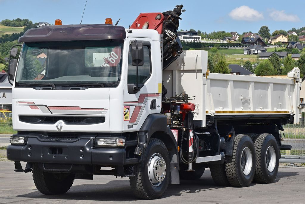 Renault KERAX 420 DXI* HMF 1563 K3 + FUNK/6x4 - Crane truck, Tipper: picture 5 Renault KERAX 420 DXI* HMF 1563 K3 + FUNK/6x4 - Crane truck, Tipper: picture 5