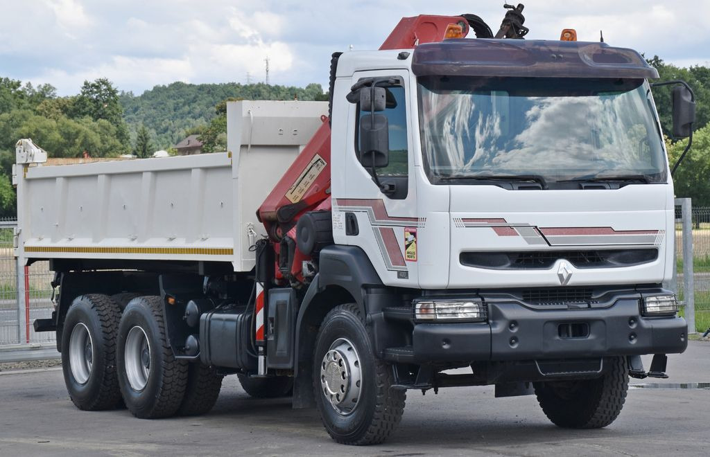 Renault KERAX 420 DXI* HMF 1563 K3 + FUNK/6x4 - Tipper: picture 4 Renault KERAX 420 DXI* HMF 1563 K3 + FUNK/6x4 - Tipper: picture 4