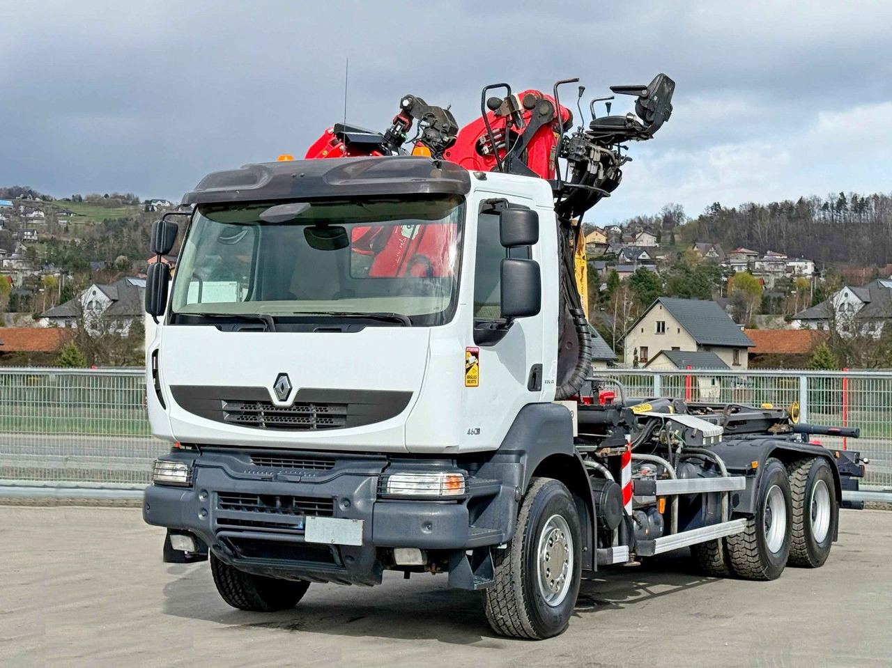 Renault KERAX 460 DXI * ABROLLKIPPER * EPSILON Q170Z69 - Hook lift truck, Crane truck: picture 2 Renault KERAX 460 DXI * ABROLLKIPPER * EPSILON Q170Z69 - Hook lift truck, Crane truck: picture 2