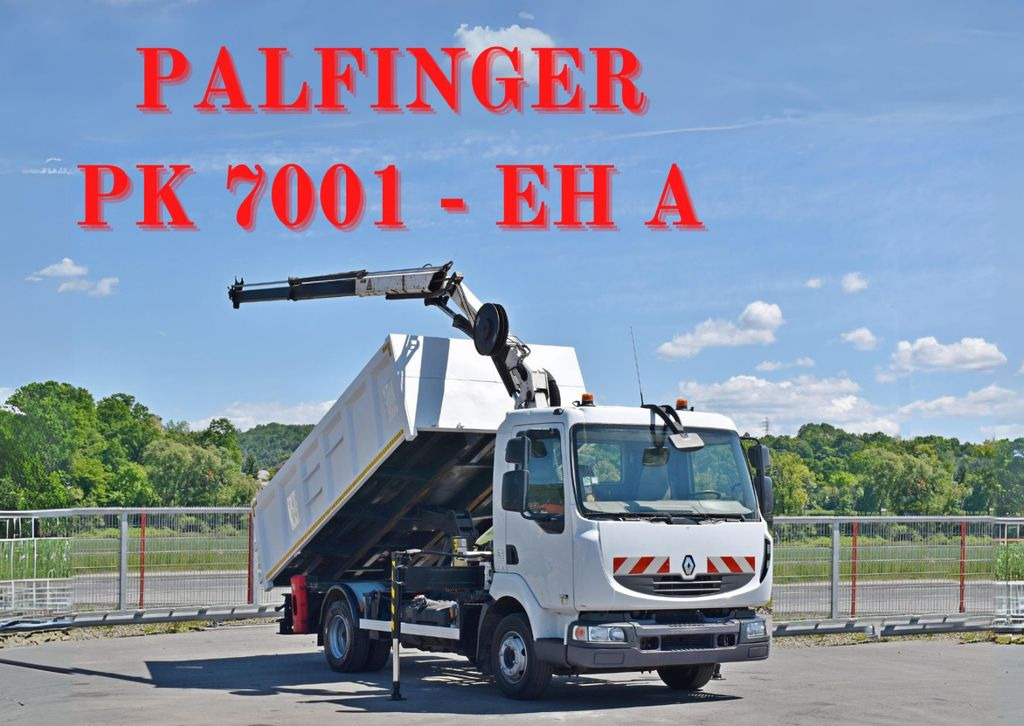 Renault MIDLUM 220 DXI *KIPPER 4,00m *PK 7001-EH A/FUNK - Crane truck, Tipper: picture 1 Renault MIDLUM 220 DXI *KIPPER 4,00m *PK 7001-EH A/FUNK - Crane truck, Tipper: picture 1