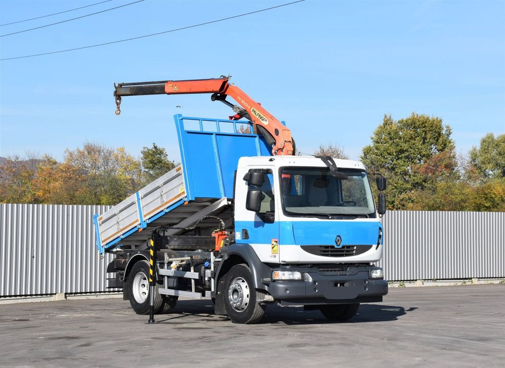 Renault MIDLUM 270 DXI *TIPPER 3,50m *PK 8501-K/FUNK - Crane truck, Tipper: picture 1 Renault MIDLUM 270 DXI *TIPPER 3,50m *PK 8501-K/FUNK - Crane truck, Tipper: picture 1