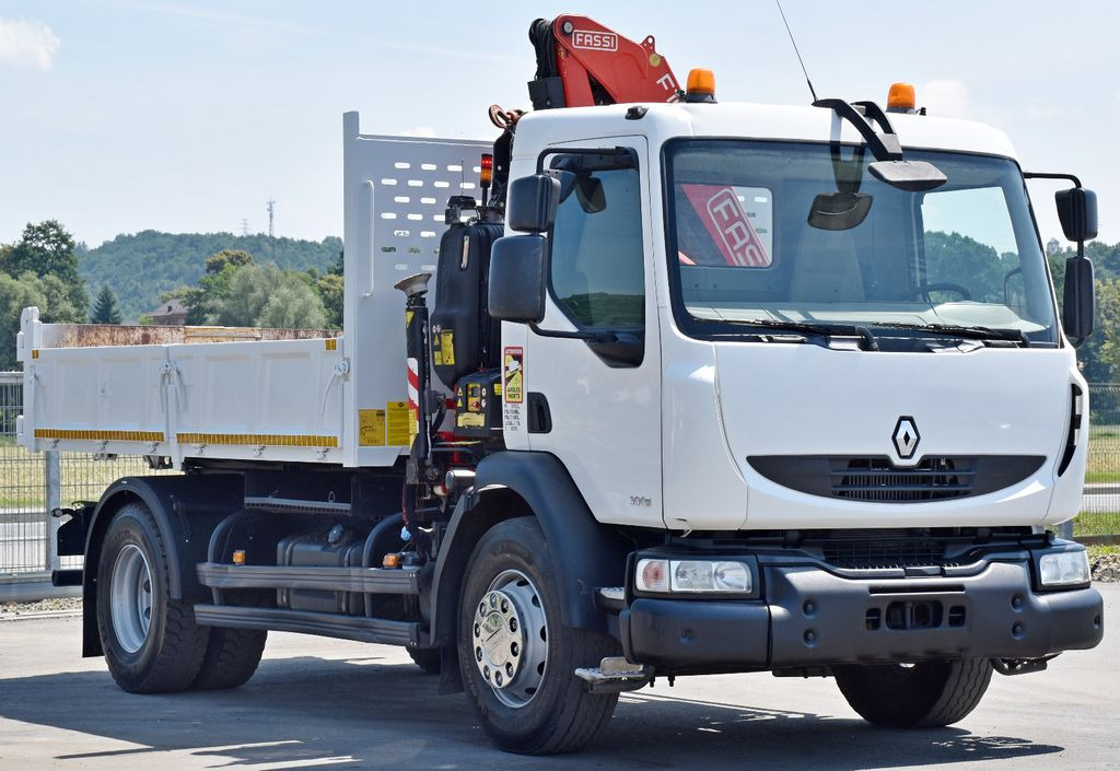Renault MIDLUM 300 DXI * FASSI F105A.0.21 + PILOT* TOP - Crane truck, Tipper: picture 3 Renault MIDLUM 300 DXI * FASSI F105A.0.21 + PILOT* TOP - Crane truck, Tipper: picture 3