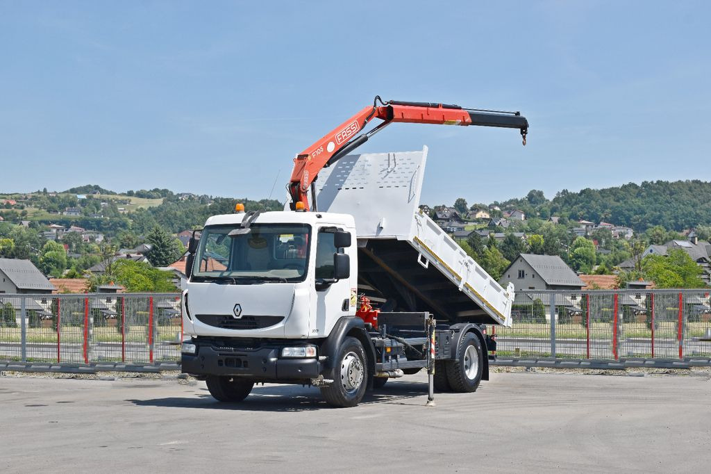 Renault MIDLUM 300 DXI * FASSI F105A.0.21 + PILOT* TOP - Crane truck, Tipper: picture 2 Renault MIDLUM 300 DXI * FASSI F105A.0.21 + PILOT* TOP - Crane truck, Tipper: picture 2