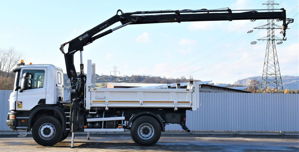 Scania P320 Kipper 3,90m *BORDMATIC*HIAB 122B-2DUO* TOP - Crane truck, Tipper: picture 5 Scania P320 Kipper 3,90m *BORDMATIC*HIAB 122B-2DUO* TOP - Crane truck, Tipper: picture 5