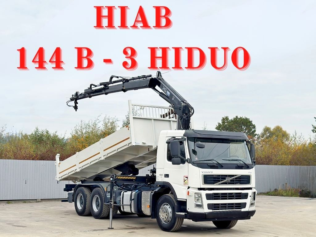 Volvo FM 400 Kipper 6,20m * HIAB 144 B-3 HIDUO* 6x4 - Crane truck: picture 1 Volvo FM 400 Kipper 6,20m * HIAB 144 B-3 HIDUO* 6x4 - Crane truck: picture 1