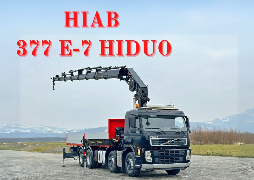 Volvo FM 440* HIAB 377 E-7 HIDUO + FUNK / 8x4 Volvo FM 440* HIAB 377 E-7 HIDUO + FUNK / 8x4 - Dropside/ Flatbed truck, Crane truck: picture 1 Volvo FM 440* HIAB 377 E-7 HIDUO + FUNK / 8x4 Volvo FM 440* HIAB 377 E-7 HIDUO + FUNK / 8x4 - Dropside/ Flatbed truck, Crane truck: picture 1