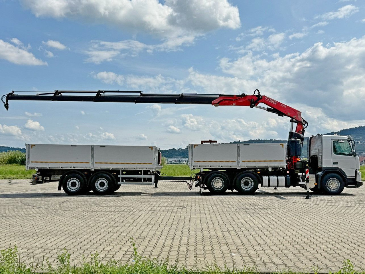 Tipper, Crane truck Volvo FMX 420* FASSI F275.2.25 + FUNK + Anhänger / TOP: picture 6