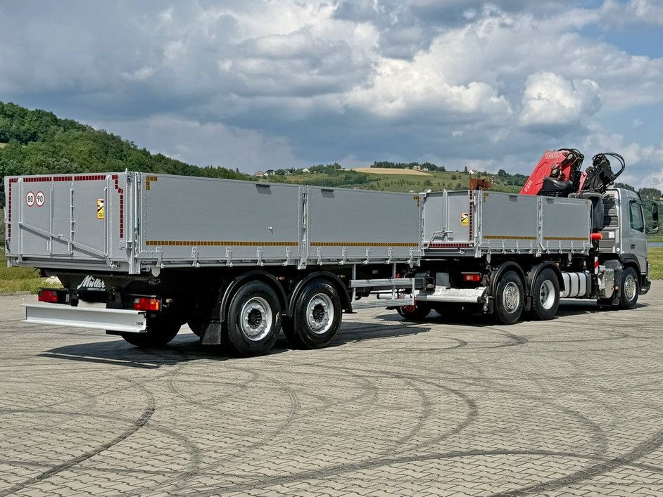 Tipper, Crane truck Volvo FMX 420* FASSI F275.2.25 + FUNK + Anhänger / TOP: picture 7