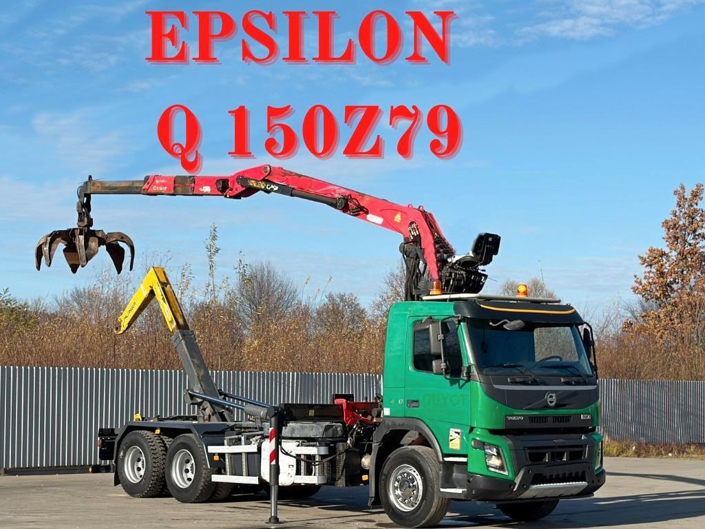Volvo FMX 460 * Abrollkipper + EPSILON 150Z79 * 6x4 - Hook lift truck: picture 1 Volvo FMX 460 * Abrollkipper + EPSILON 150Z79 * 6x4 - Hook lift truck: picture 1