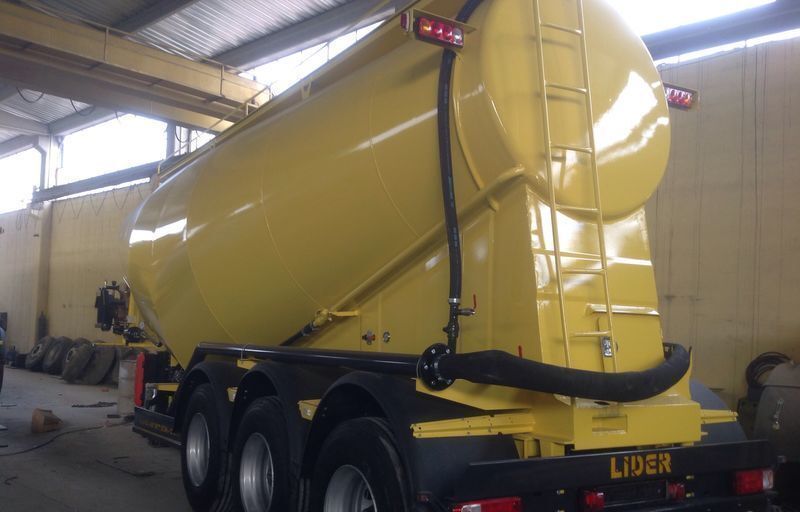New Tank semi-trailer for transportation of cement LIDER 2024 MODEL NEW CEMENT TANKER: picture 6