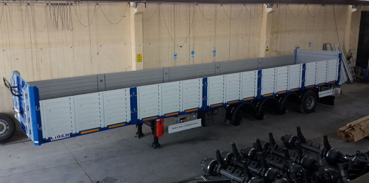 New Dropside/ Flatbed semi-trailer LIDER 2024 Model NEW trailer Manufacturer Company READY: picture 13