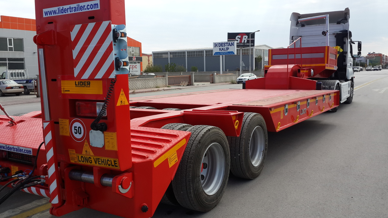 New Low loader semi-trailer LIDER 2024 model new from MANUFACTURER COMPANY Ready in stock: picture 16