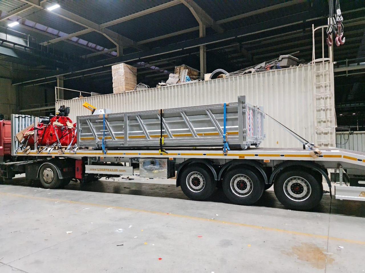 LIDER LIDER NEW 2025 Year DUMPER SEMI TRAILER READY IN STOCKS - Container transporter/ Swap body semi-trailer: picture 5 LIDER LIDER NEW 2025 Year DUMPER SEMI TRAILER READY IN STOCKS - Container transporter/ Swap body semi-trailer: picture 5
