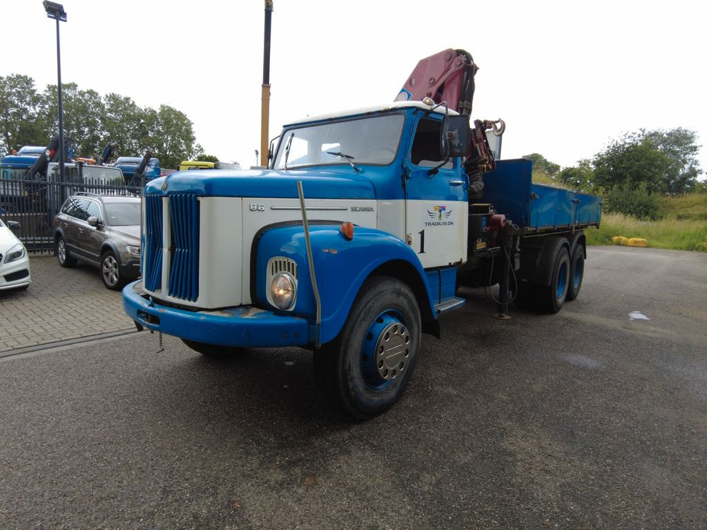 Scania 86 6x2 - Crane truck, Dropside/ Flatbed truck: picture 3 Scania 86 6x2 - Crane truck, Dropside/ Flatbed truck: picture 3