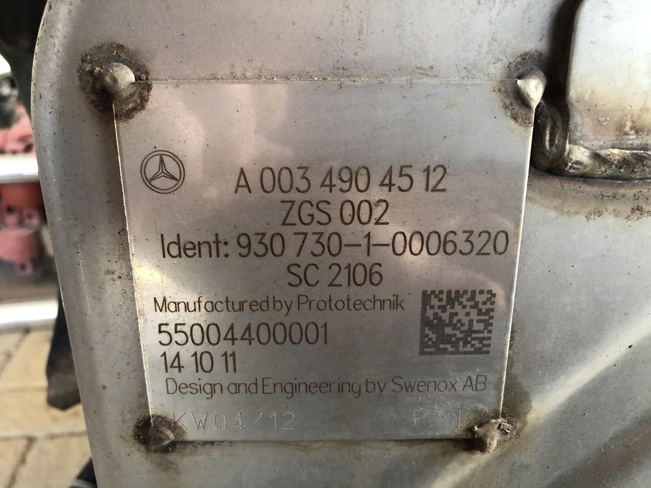 EXHAUST AFTERTREATMENT EURO6-EURO5 MERCEDES ACTROS MP4 - Exhaust manifold for Truck: picture 4 EXHAUST AFTERTREATMENT EURO6-EURO5 MERCEDES ACTROS MP4 - Exhaust manifold for Truck: picture 4