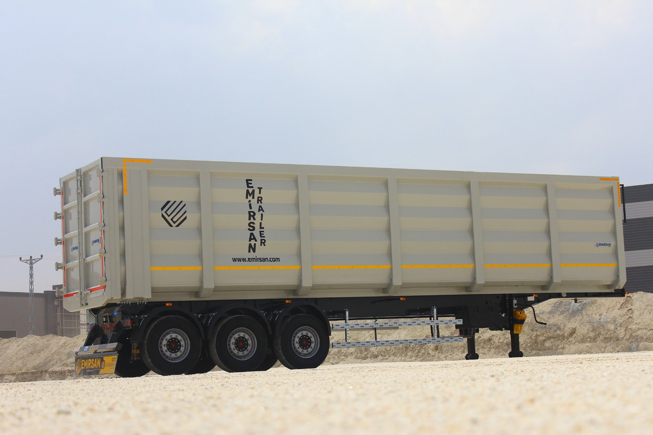 New Tipper semi-trailer EMIRSAN SAX AXLE // HARDOX BODY, METAL SCRAP TIPPER,: picture 5
