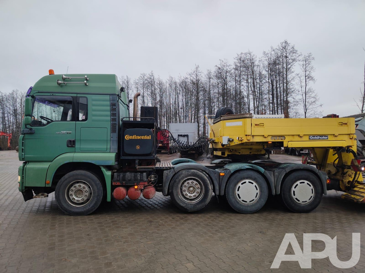 Man 26.463+ Goldhofer Tiefbett kpl - Tractor unit, Low loader semi-trailer: picture 3 Man 26.463+ Goldhofer Tiefbett kpl - Tractor unit, Low loader semi-trailer: picture 3