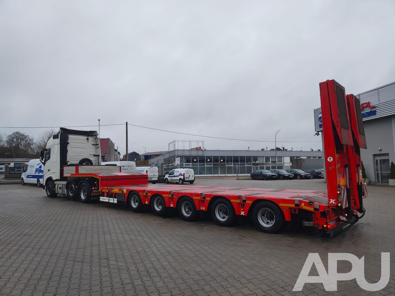 Volvo FH + Kassbohrer - Tractor unit, Low loader semi-trailer: picture 3 Volvo FH + Kassbohrer - Tractor unit, Low loader semi-trailer: picture 3
