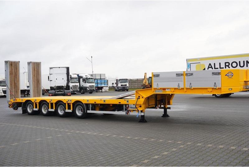 Bodex / NISKOPODWOZIOWA / 4 OSIE / NAJAZDY / 2 X OŚ SKRĘTNA / DMC 65 0 - Low loader semi-trailer: picture 4 Bodex / NISKOPODWOZIOWA / 4 OSIE / NAJAZDY / 2 X OŚ SKRĘTNA / DMC 65 0 - Low loader semi-trailer: picture 4