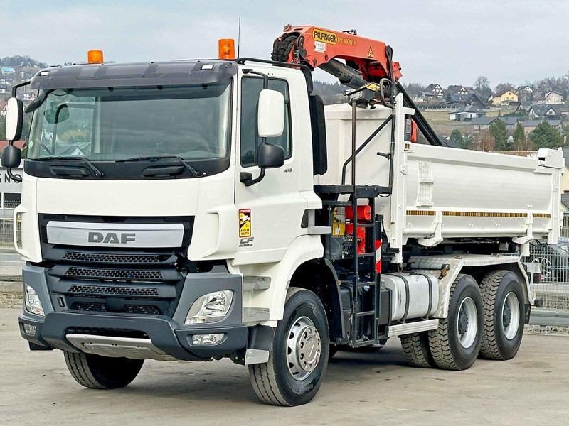 DAF CF 410 * Kipper 4,90 m + PK 16001 - K B * 6x4 - Tipper, Crane truck: picture 5 DAF CF 410 * Kipper 4,90 m + PK 16001 - K B * 6x4 - Tipper, Crane truck: picture 5