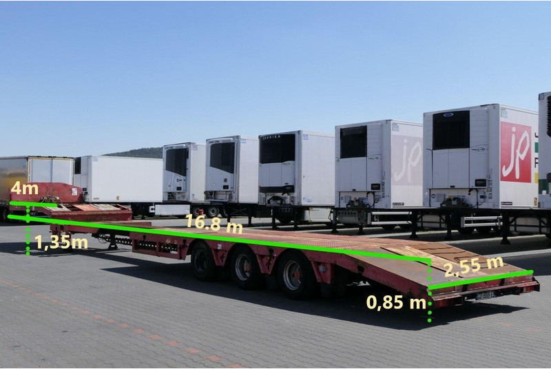 Faymonville NISKOPODWOZIE / ROZCIĄGANA / LAWETA / osie skrętne / wciągarka - Low loader semi-trailer: picture 2 Faymonville NISKOPODWOZIE / ROZCIĄGANA / LAWETA / osie skrętne / wciągarka - Low loader semi-trailer: picture 2