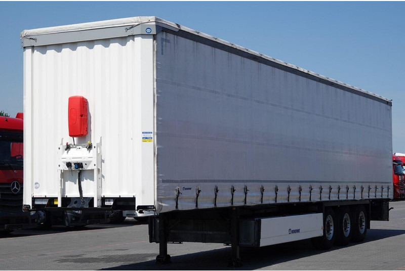 Krone FIRANKA / 2021 ROK / KOSZ NA PALETY / 2 OSIE PODNOSZONE / SPROWA - Curtainsider semi-trailer: picture 3 Krone FIRANKA / 2021 ROK / KOSZ NA PALETY / 2 OSIE PODNOSZONE / SPROWA - Curtainsider semi-trailer: picture 3