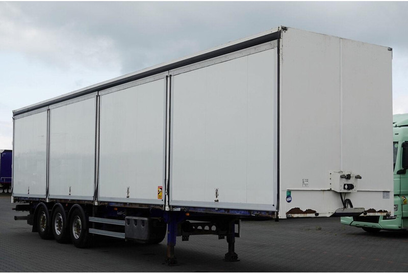 Lecitrailer KONTENER / KOFFER / OTWIERANE BOKI / MOCNA PODŁOGA SZYNA DESKA - Closed box semi-trailer: picture 1 Lecitrailer KONTENER / KOFFER / OTWIERANE BOKI / MOCNA PODŁOGA SZYNA DESKA - Closed box semi-trailer: picture 1