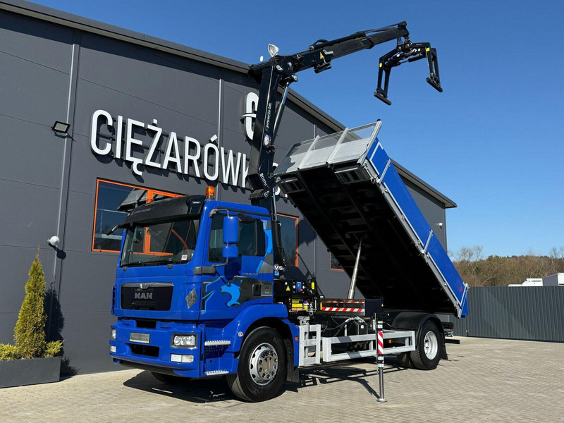 MAN TGM TGL TGS 18.250 // wywrotka // skrzynia // HDS HMF - Tipper, Crane truck: picture 1 MAN TGM TGL TGS 18.250 // wywrotka // skrzynia // HDS HMF - Tipper, Crane truck: picture 1