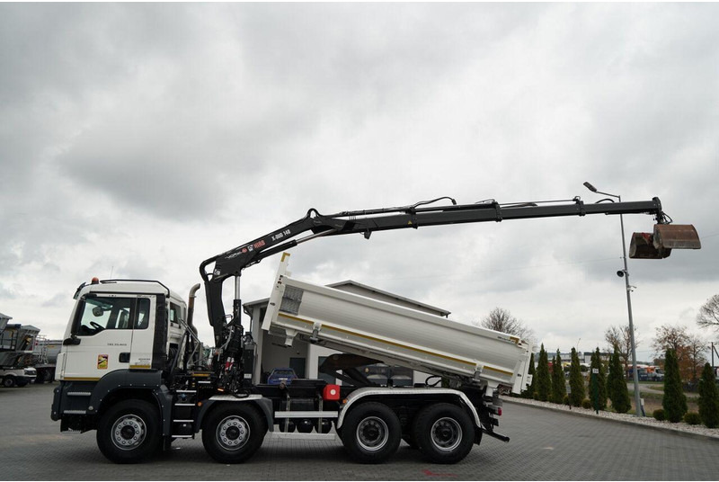 MAN TGS 35.420 / 8x4 / WYWROTKA 2 STRONNA / HYDROBURTA / BORDMATIC - Tipper, Crane truck: picture 2 MAN TGS 35.420 / 8x4 / WYWROTKA 2 STRONNA / HYDROBURTA / BORDMATIC - Tipper, Crane truck: picture 2