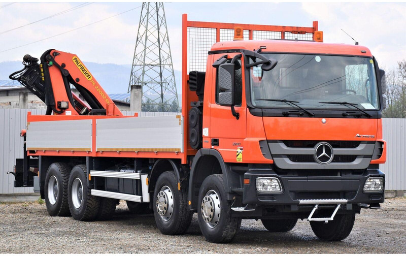 Mercedes-Benz ACTROS 3241 - Dropside/ Flatbed truck, Crane truck: picture 3 Mercedes-Benz ACTROS 3241 - Dropside/ Flatbed truck, Crane truck: picture 3