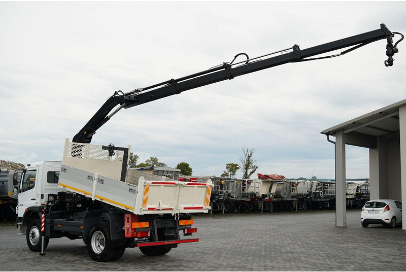 Mercedes-Benz ATEGO 1629 / 4x4 / WYWROTKA + HDS HIAB 111 B-3  / PILOT /  ROTAT - Tipper, Crane truck: picture 4 Mercedes-Benz ATEGO 1629 / 4x4 / WYWROTKA + HDS HIAB 111 B-3  / PILOT /  ROTAT - Tipper, Crane truck: picture 4
