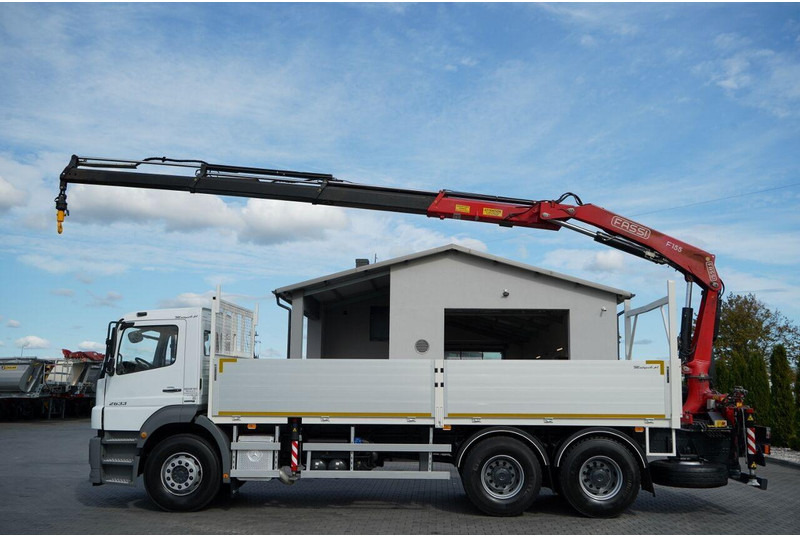 Mercedes-Benz / AXOR 2633 / 6X4 / SKRZYNIOWY - 6,55 M / MOCNA PODŁOGA / HDS FA - Dropside/ Flatbed truck, Crane truck: picture 3 Mercedes-Benz / AXOR 2633 / 6X4 / SKRZYNIOWY - 6,55 M / MOCNA PODŁOGA / HDS FA - Dropside/ Flatbed truck, Crane truck: picture 3