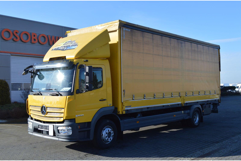 Mercedes-Benz Atego 1530 E6 PRITSCHE PLANE+LBW 1500 kg 1.HAND - Curtainsider truck: picture 1 Mercedes-Benz Atego 1530 E6 PRITSCHE PLANE+LBW 1500 kg 1.HAND - Curtainsider truck: picture 1