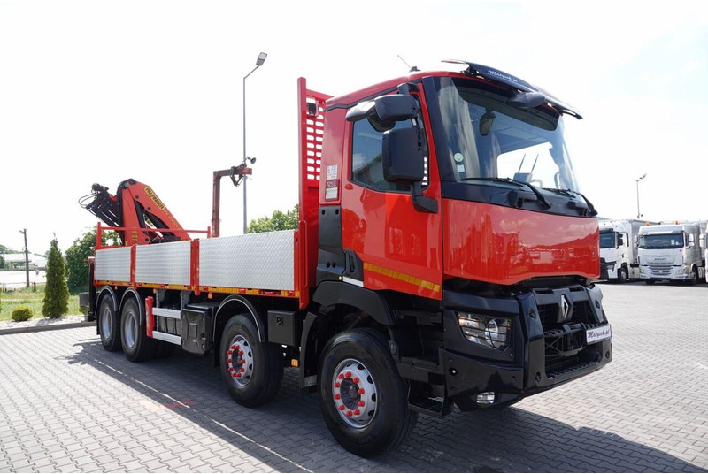 Dropside/ Flatbed truck, Crane truck Renault C 430 / 8x4 / SKRZYNIOWY 7 M + HDS PALFINGER PK 24001-K C / WYSÓ: picture 20 Dropside/ Flatbed truck, Crane truck Renault C 430 / 8x4 / SKRZYNIOWY 7 M + HDS PALFINGER PK 24001-K C / WYSÓ: picture 20