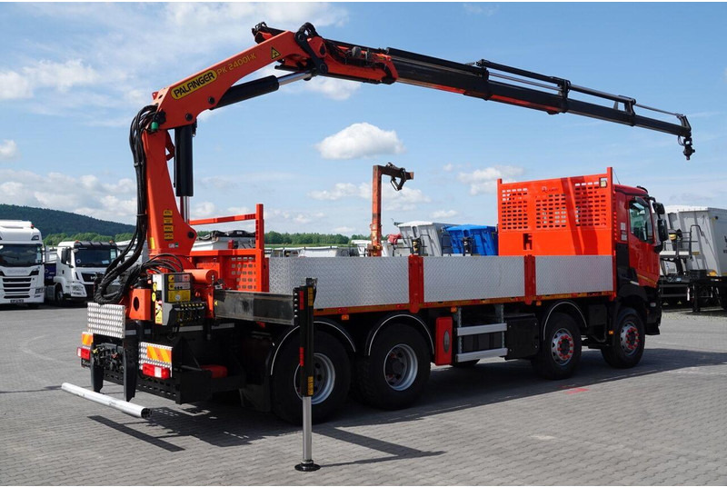 Dropside/ Flatbed truck, Crane truck Renault C 430 / 8x4 / SKRZYNIOWY 7 M + HDS PALFINGER PK 24001-K C / WYSÓ: picture 8 Dropside/ Flatbed truck, Crane truck Renault C 430 / 8x4 / SKRZYNIOWY 7 M + HDS PALFINGER PK 24001-K C / WYSÓ: picture 8