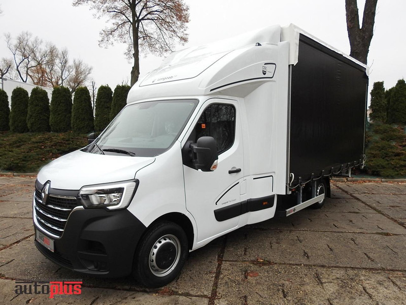 Renault MASTER NOWY PLANDEKA 10 PALET WEBASTO TEMPOMAT KLIMATYZACJA LEDY - Box truck: picture 1 Renault MASTER NOWY PLANDEKA 10 PALET WEBASTO TEMPOMAT KLIMATYZACJA LEDY - Box truck: picture 1