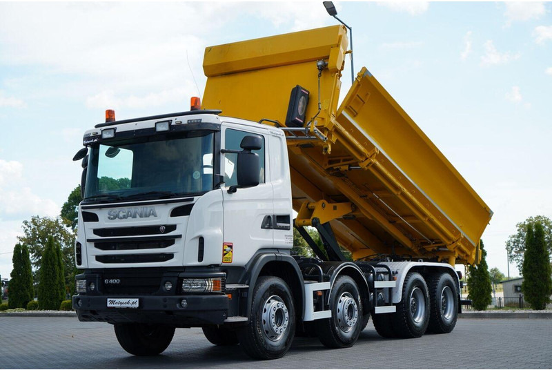 Scania G 400 / 8x4 / WYWROTKA 2 STRONNA  / BORDMATIC / MANUAL - Tipper: picture 1 Scania G 400 / 8x4 / WYWROTKA 2 STRONNA  / BORDMATIC / MANUAL - Tipper: picture 1
