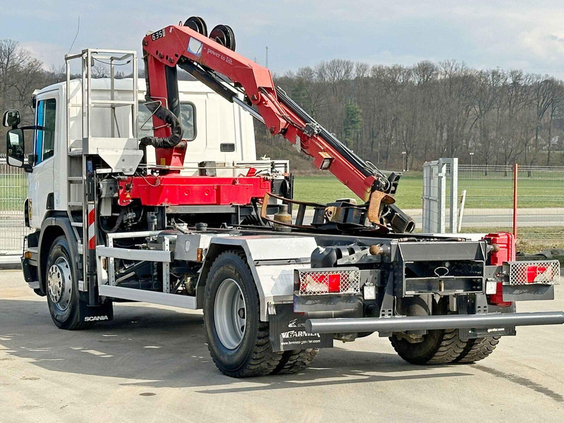 Scania P 250 * HMF 635 K2 + FUNK * TOPZUSTAND - Tipper, Crane truck: picture 4 Scania P 250 * HMF 635 K2 + FUNK * TOPZUSTAND - Tipper, Crane truck: picture 4