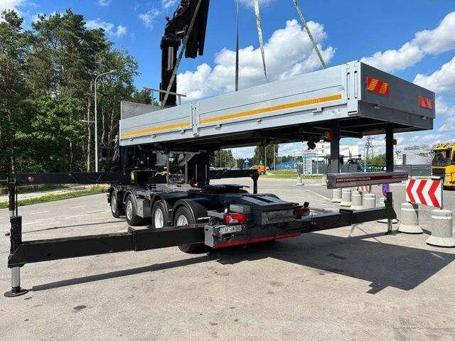Dropside/ Flatbed truck, Crane truck Scania R560 8x2 PALFINGER PK 92002 SH Fly Jib Winch 5t: picture 13