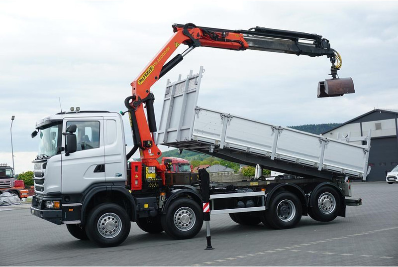 Scanvo G 400 / E 5 / 8 X 4 / 4 x 4 / WYWROTKA + HDS / TRIDEM / PALFINGE - Tipper, Crane truck: picture 3 Scanvo G 400 / E 5 / 8 X 4 / 4 x 4 / WYWROTKA + HDS / TRIDEM / PALFINGE - Tipper, Crane truck: picture 3