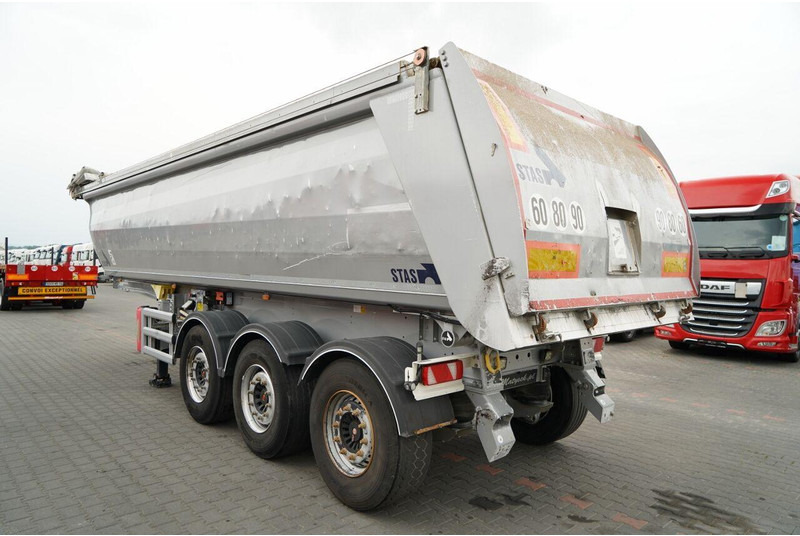 Stas WYWROTKA / 26m3 / ALUMINIOWA / OŚ PONOSZONA / SKRĘTNA  / OSIE SA - Tipper semi-trailer: picture 5 Stas WYWROTKA / 26m3 / ALUMINIOWA / OŚ PONOSZONA / SKRĘTNA  / OSIE SA - Tipper semi-trailer: picture 5
