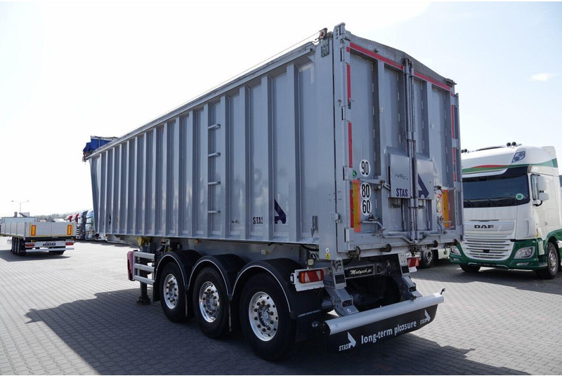 Stas WYWROTKA 43 m3  / ALUMINIOWA / OŚ PODNOSZONA  /  ALUFELGI - Tipper semi-trailer: picture 4 Stas WYWROTKA 43 m3  / ALUMINIOWA / OŚ PODNOSZONA  /  ALUFELGI - Tipper semi-trailer: picture 4