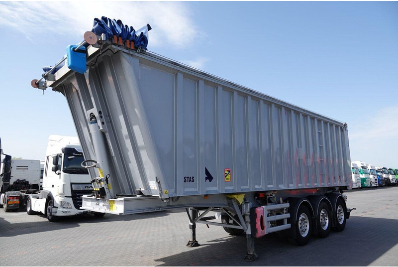 Stas WYWROTKA 43 m3  / ALUMINIOWA / OŚ PODNOSZONA  /  ALUFELGI - Tipper semi-trailer: picture 3 Stas WYWROTKA 43 m3  / ALUMINIOWA / OŚ PODNOSZONA  /  ALUFELGI - Tipper semi-trailer: picture 3