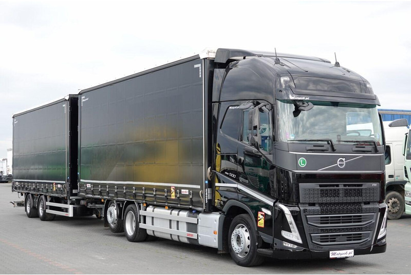 Volvo FH 500 / I-SAVE / XL / ZESTAW TANDEM PRZEJAZDOWY 120 M3 / 2023 / - Curtainsider truck: picture 2 Volvo FH 500 / I-SAVE / XL / ZESTAW TANDEM PRZEJAZDOWY 120 M3 / 2023 / - Curtainsider truck: picture 2