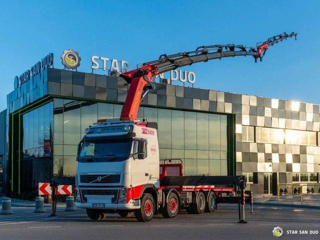 Volvo FH500 8x4 PALFINGER PK 60002 F Crane Tractor - Dropside/ Flatbed truck, Crane truck: picture 1 Volvo FH500 8x4 PALFINGER PK 60002 F Crane Tractor - Dropside/ Flatbed truck, Crane truck: picture 1
