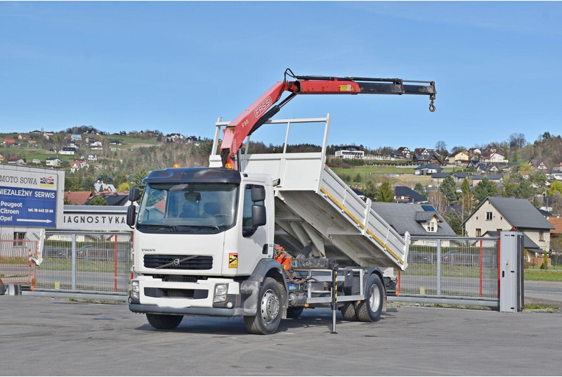Volvo FL 290 KIPPER 4,90m * FASSI F95A.22 + FUNK * TOP - Tipper, Crane truck: picture 2 Volvo FL 290 KIPPER 4,90m * FASSI F95A.22 + FUNK * TOP - Tipper, Crane truck: picture 2