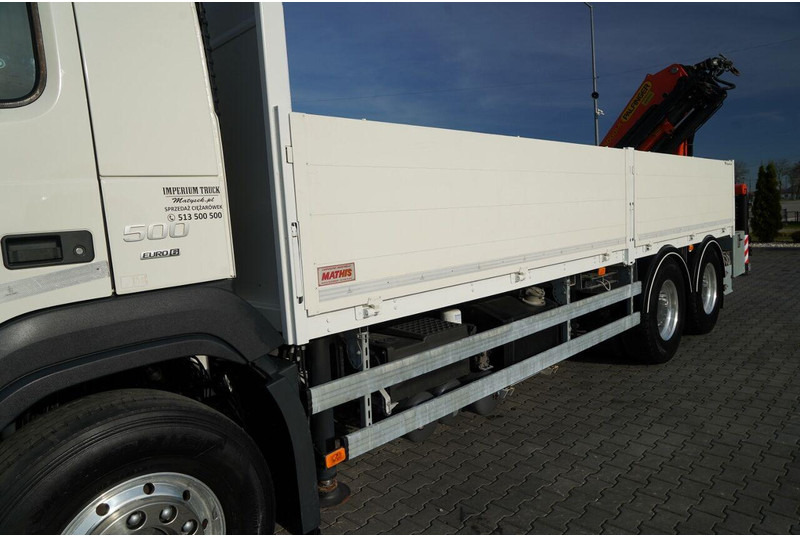 Dropside/ Flatbed truck, Crane truck Volvo FM 500 / 6X4 / SKRZYNIOWY 6,5 M / HDS PALFINGER PK 20001-K / PIL: picture 16