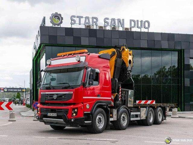 Volvo FMX 500 8x2 Effer 585 Fly Jib Winch Crane Kran - Dropside/ Flatbed truck, Crane truck: picture 4 Volvo FMX 500 8x2 Effer 585 Fly Jib Winch Crane Kran - Dropside/ Flatbed truck, Crane truck: picture 4